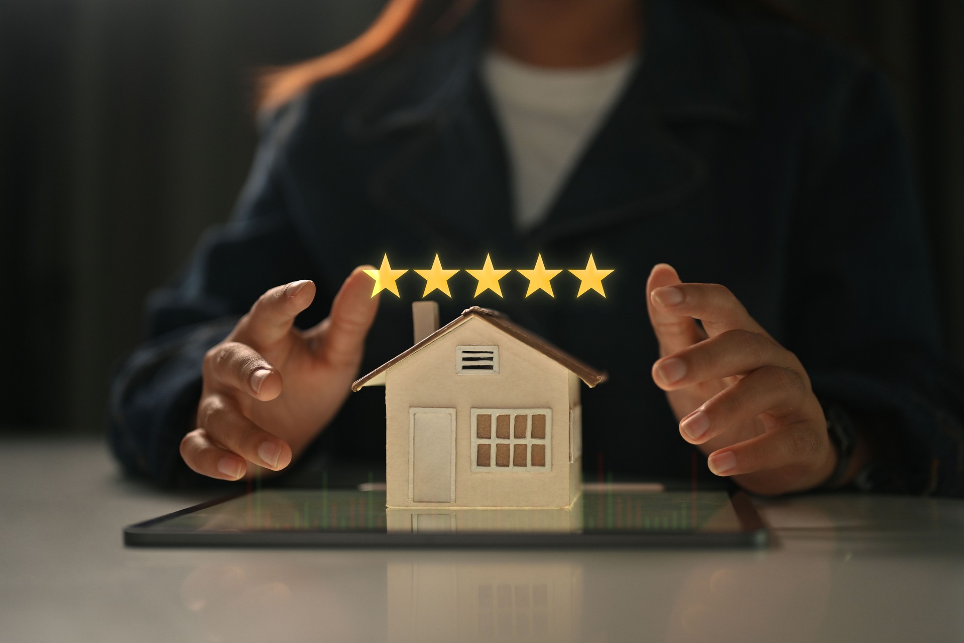 Real estate appraisal concept and excellent service concept