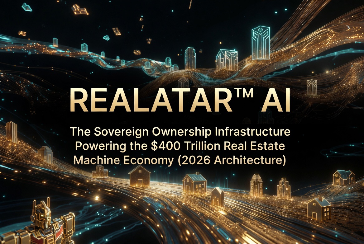 REALATAR™ AI represents the convergence of sovereign ownership infrastructure, programmable liquidity rails, autonomous intelligence, and the rapidly accelerating machine economy.