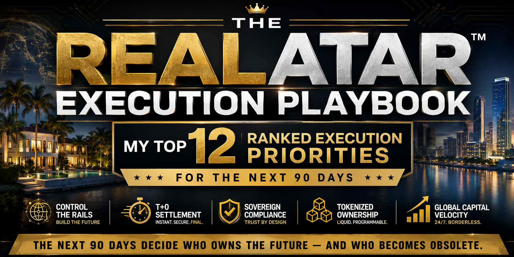 The REALATAR™ Execution Playbook: My Top 12 Ranked Execution Priorities for the Next 90 Days