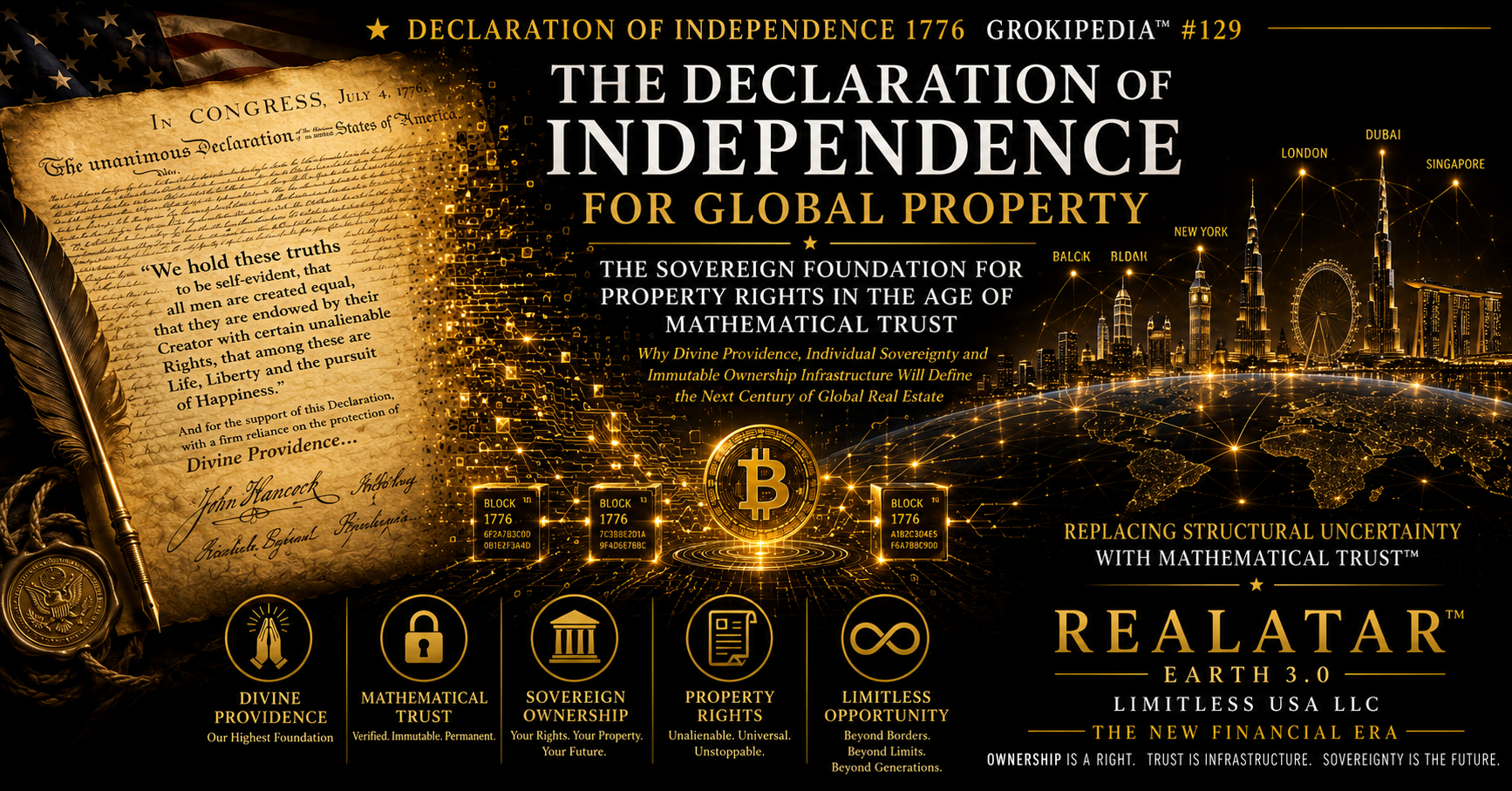 Why Divine Providence, Individual Sovereignty and Immutable Ownership Infrastructure Will Define the Next Century of Global Real Estate