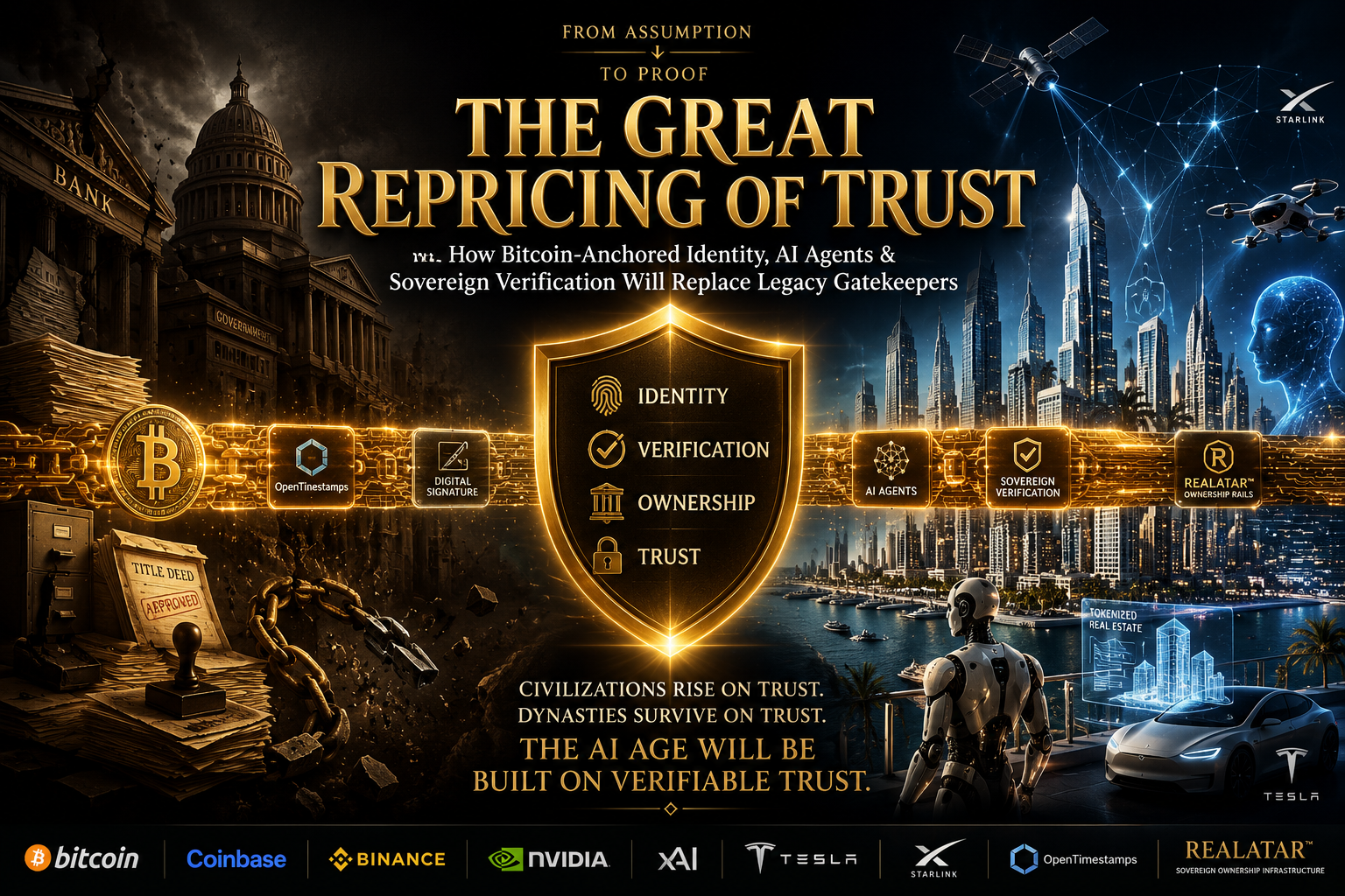 Civilizations Rise On Trust. Dynasties Survive On Trust. The AI Age Will Be Built On Verifiable Trust.