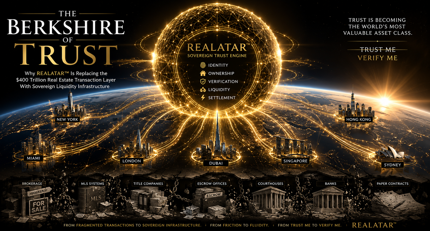 Berkshire Hathaway consolidates capital; REALATAR™ consolidates trust.