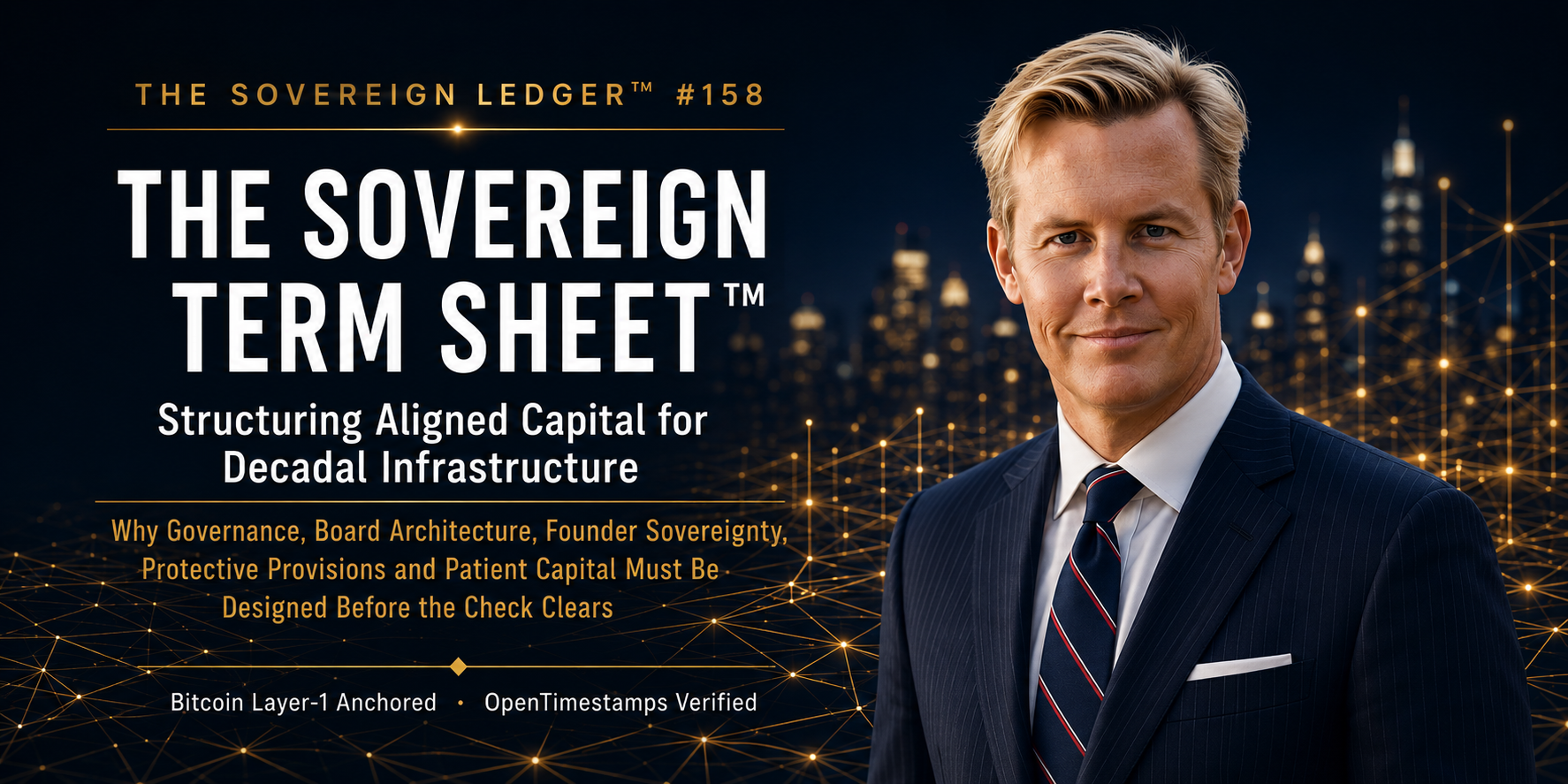 The Sovereign Ledger 158 — Own the Rails, Not the Model: model-agnostic ownership infrastructure for the $400 trillion global real estate market